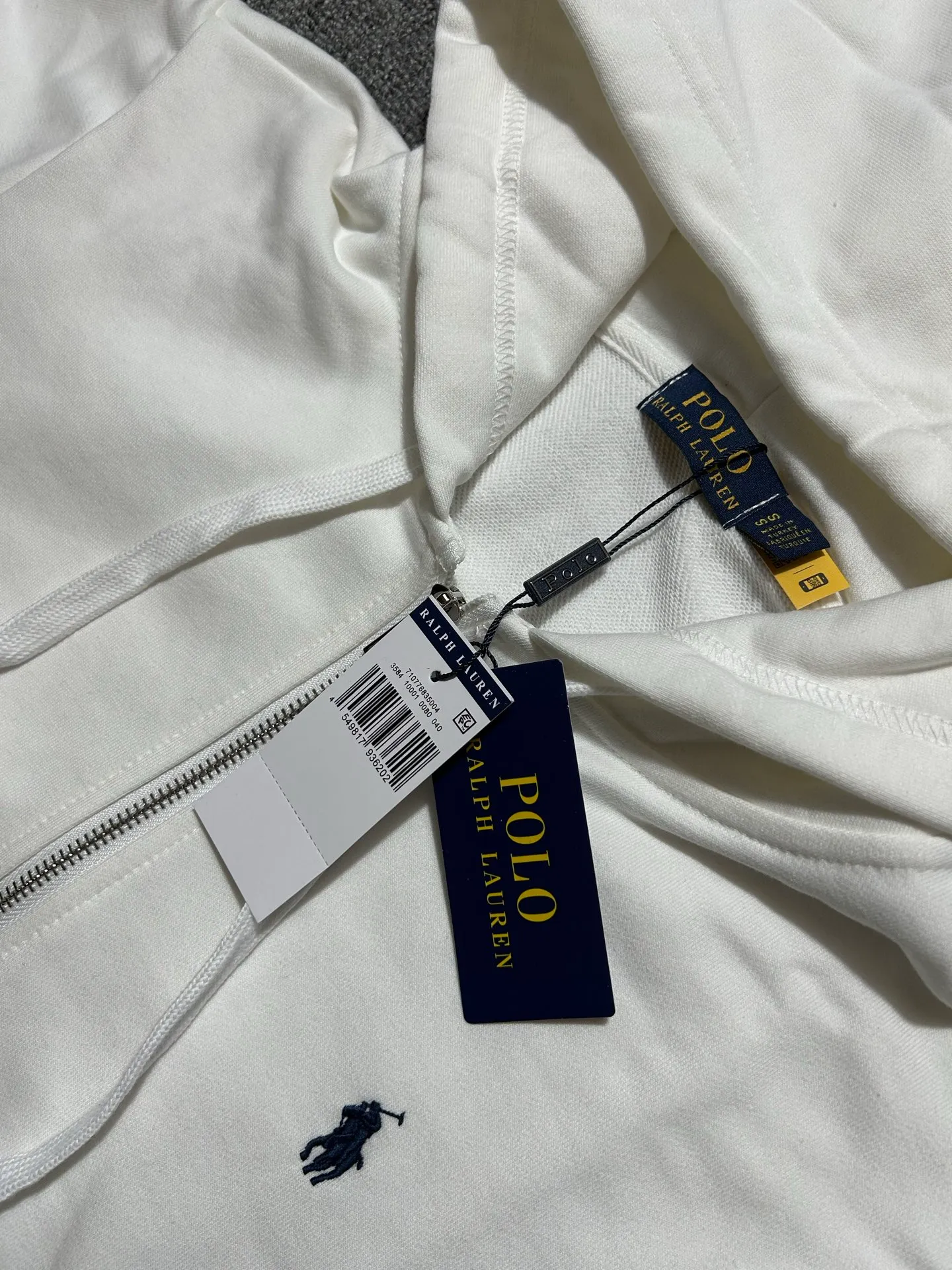 P250 Polo Ralph Lauren FW23 brand logo embroidered cardigan sweatshirt Size: S-XL